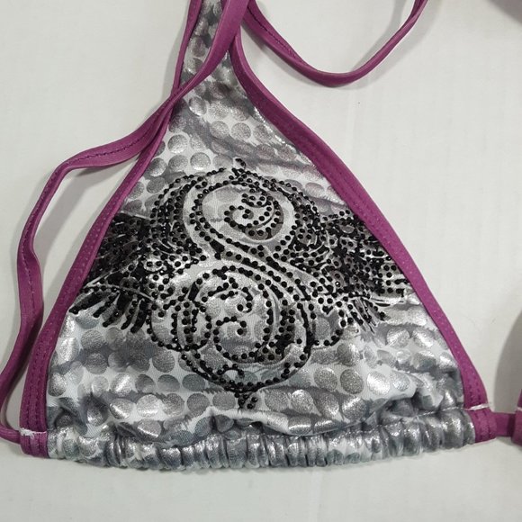 Affliction Sinful Legendary Metallic Bikini NWT - Picture 3 of 7